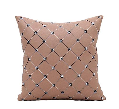 Luxurious Diamond Embroidery Decorative Throw Pillow Case Home