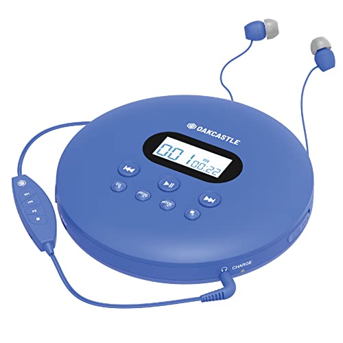 CD Player Portable, Rechargeable Portable CD Player With Bluetooth