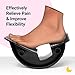 Foot Rocker and Calf Stretcher - Reduce Pain Increase Flexibility and Improve Posture - Use for Physical Therapy of Plantar Fasciitis, Ankle Feet and Leg Soreness, Achilles Muscle - Ankle Wedge