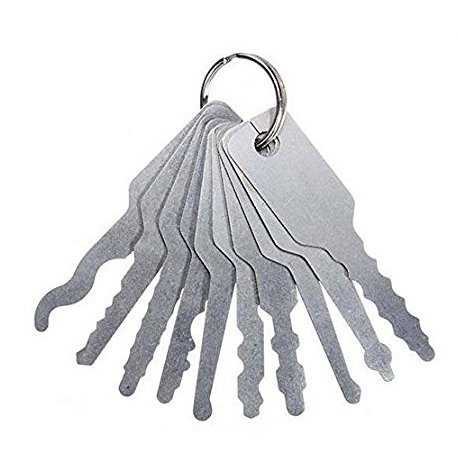 Youbedo 10 Pcs Car Padlock Key Locksmith Set