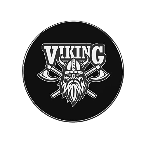 Viking Pirate Fridge Sticker Round Refrigerator Decorative Cute Accessories for Home Kitchen Decor