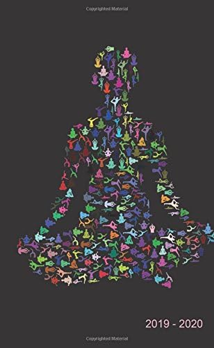2019 - 2020: Two-Year Monthly Pocket Planner: 24-Month Calendar , Notes and Phone book, U.S. Holidays, Size : 4.0" x 6.5", Hand Lettering book ( Yoga ) Paperback – July 1, 2018