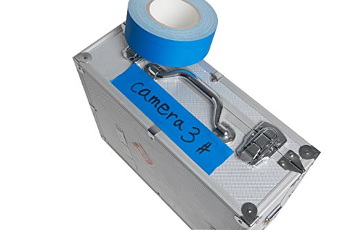 New:Professional Grade Gaffers Tape 2 x 30 Yards(Blue) 11 mils Water-Proof for pro Photography, Filming Backdrop, Production Equipment, Easy to Tear Non-Reflective and Leaves No Sticky Residue. - Thumbnail 2