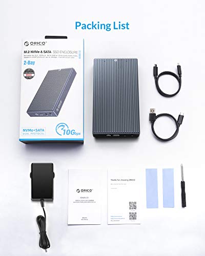 2 bay ssd enclosure