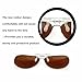Jaky Retro Polarized Glasses Clip on Flip up Classic AVIATOR Mens&Womens Sunglasses