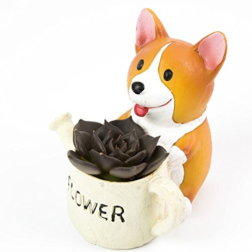 SUNE Lovely Dog Shaped Plant Decor Succulent Plants Decorative
