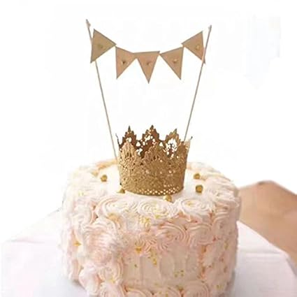 Amazon Com Astra Gourmet Mini Lace Crown Cake Topper Gold Flag Amazon Com Astra Gourmet Mini Lace Crown Cake Topper Gold Flag