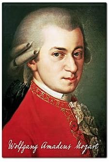 Amazon Com Wolfgang Amadeus Mozart Portrait Fridge Magnet Refrigerator Magnets Kitchen Dining
