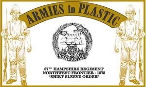 Northwest Frontier 1878 67th Hampshire Regiment (18) 1/32 Armies in Plastic