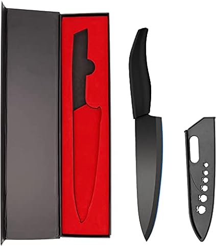 Amazon Lightyou 包丁 黒刃 セラミック包丁 18cm ナイフ 極軽 106g 高密度セラミック 錆びない 料理包丁 両刃 薄刃 牛刀 三徳包丁 ケーキナイフ 抗菌 清潔 切れ味長持ち キッチンナイフ ギフト包装 食洗機対応 Lightyou 三徳包丁