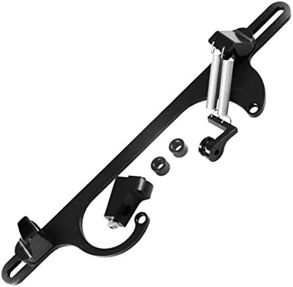 RACPLUS 4150 4160 Series Red Aluminum Alloy Billet Throttle Cable Carb Carburetor Bracket