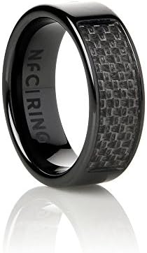NFC Ring Unisex Ceramic Programmable Smart Ring Eclipse