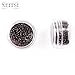 Neitsi NON-Silicone Nano Rings Beads for Nano Tip Remy Hair Extensions (500pcs, Dark brown)