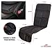 Car Seat Protector with Thick Padding for Under Baby Booster + Backseat Organizer& Kick Mat Protector with 5 Pockets, iPad and Tablet Holder + Baby on Board Sign