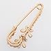 Maikun Butterfly Scarf Clip Faux-Pearl Diamante Pin Brooch Gift for Valentine's Day
