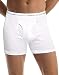 Hanes Men's 5-Pack Ultimate FreshIQ Boxer with ComfortFlex Waistband Brief (Small, White)