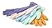 Hygloss Products Craft Gloves for Kids - Made from Natural Latex - Lightly Powdered - Protection for Hands - Multiple Uses - Disposable - 5 Assorted Colors - 12 Pack
