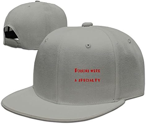 POISONS Were A Specialty New Fashion Cotton Baseball Cap Adjustable Trucker Hats For Outdoor Sport Ash