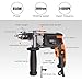 Hammer Drill,TACKLIFE Upgraded 7.1Amp/3000Rpm Electric Drill, 1/2-Inch(13mm) Impact Drill with Aluminium Alloy Cover, Metal Rotating Handle, Variable Speed Trigger, Ideal Tool for DIY-PID03A