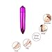 Multi-Speed Mini Electric Massager,Waterproof 10-Frequency Portable Bullet Massager (Purple)