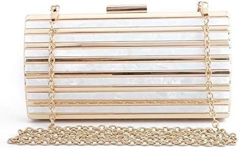 GSYDXKB Abend Party Tasche Cocktail Party Perle Tasche Marble pattern patch acrylic dinner bag ladies hand banquet bag diagonal cross wild