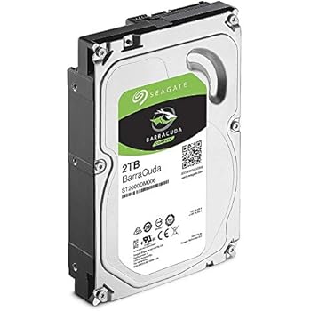 Seagate BarraCuda 2TB Internal Hard Drive HDD - 3.5 Inch SATA 6Gb/s 7200 RPM 256MB Cache 3.5-Inch - Frustration Free Packaging (ST2000DM008)