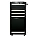 Viper Tool Storage V1804BLR 16-Inch 4-Drawer 18G Steel Rolling Tool/Salon Cart, Black