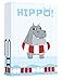 Helvetiq Hippo Card Game - Educational Counting and Strategy Game! Fun Family Game for Kids & Adults, Ages 6+, 2-4 Players, 15 Minute Playtime, Made