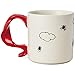 Hallmark Peanuts Snoopy Flying Ace With Scarf Handle Mug, 12 oz.