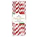 Christmas Drinking Straw Decorations Set (30 Pieces) – Xmas Party Décor Supplies Navidad Decoration for Cups, Party Favors and Cupcake Toppers