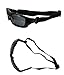 Tinted Motorcycle Glasses for Men with Microfiber Cleaning Cloth, Pouch, and Case Accessories. Convertible to Motorcycle Goggles in Seconds