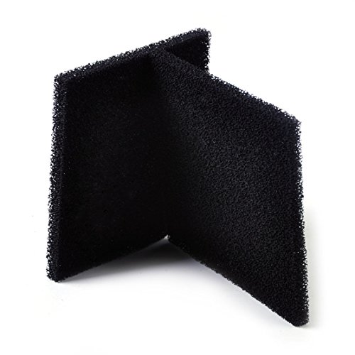 2x Universal Black Activated Carbon Foam Sponge Air Impregnated Sheet