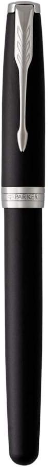 Parker Sonnet Fountain Pen, Black Lacquer with Chrome Trim, Medium Nib - Image 5