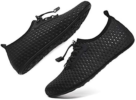 WaltZon Mens Womens Swim Water Shoes Barefoot Quick-Dry Aqua Socks Rain Shoes for Beach Pool Surfing Yoga