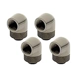 XSPC G1/4" 90 Degree Rotary Fitting V2, Black