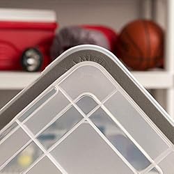 IRIS Quart WEATHERTIGHT Storage Box Clear