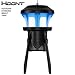 Hoont Indoor / Outdoor 3-Way Mosquito and Fly Trap with Stand - Bright UV Light, Fan & Attractant / Get Rid of All Mosquitoes, Gnats, Wasps, Etc. – Perfect for Gardens, Pools, Yards, Patio, etc.