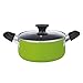 Cook N Home 10-Piece Nonstick Stay Cool Handle Cookware Set, Green
