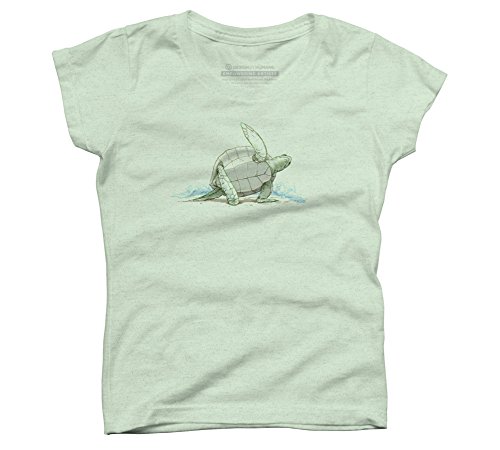 Best Yoga Clothing from Top to Bottom 63 Yoga (Turtle) Girl's X-Small Mint Youth Graphic T Shirt - Design By Humans