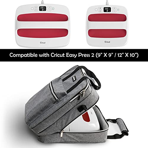 DoubleLayer Carrying Case for Cricut Easy Press 2 12x10, Cricut Heat