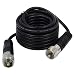 RoadPro RP-12CC 12' CB Antenna Coax Cable with PL-259 Connector,Black primary