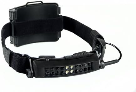 FoxFury 420-322 Command 20 Stealth Tac IR Gen II/III LED Non Reflective Helmet Light with Elastic Strap, 850nm Wave Length