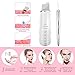 Skin Scrubber Face Spatula, Quimat Blackhead Remover Pores Cleaner Comedones Extractor Vacuum Tool for Facial Deep Cleaning & Face Lifting