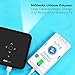 Funcilit Portable DLP Video Projector, Rechargeable Pocket Mini Pico Projector Supports 1080p and HDMI (Black)thumb 3