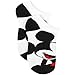 Disney Mickey Mouse 6 pack Socks (9-11 (Shoe: 4-10), Classic Mickey White/Red)