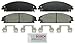 BOSCH BSD1058 Severe Duty Disc Brake Pad Set - Compatible With Select Chrysler 200, 300; Dodge Caliber, Challenger, Charger, Magnum; FRONT