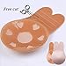 Adhesive Bra ,4 Pairs Women Breast Lift Nipplecovers Sticky Strapless Backless Invisible Silicone Bra