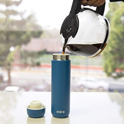 Mira 10 oz Insulated Small Thermos Flask Kids Vacuum Insulated Water