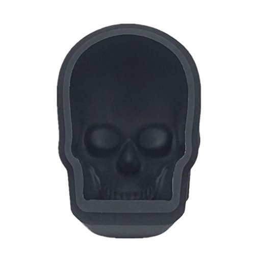 Botrong 3D Big Skull Ice Tray Mold Bar Party Wine Ice Cube Maker Mold Ice Tray Tool