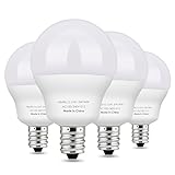 Albrillo E12 Bulb Candelabra LED Bulbs 5W, 40 Watt Equivalent, Warm White, 4 Pack
